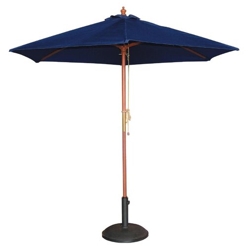 Bolero Navy Blue Round - 3m Pulley Parasol