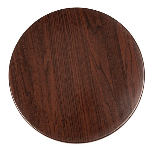 Bolero Round 600mm Table Top (Dark Brown)