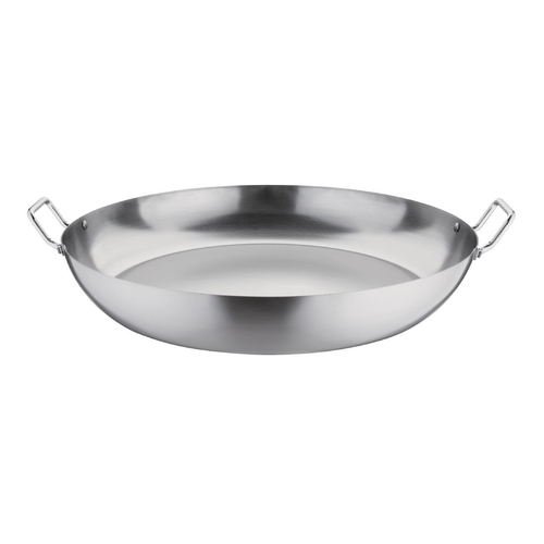 Vogue Paella Pan Carbon Steel - 500mm 20"