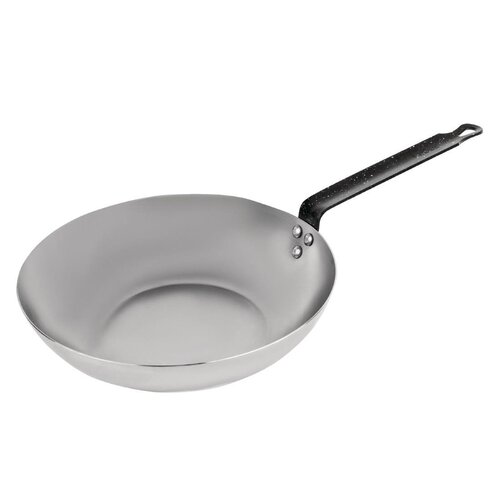 Vogue Wok Carbon Steel - 280mm 11"