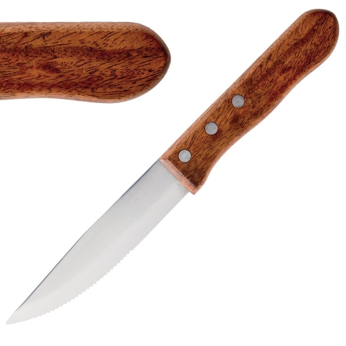 Jumbo Steak Knife Rosewood 4.5"(Box 12)