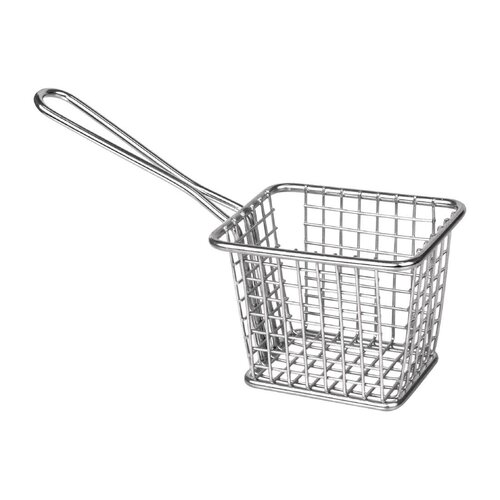 Olympia Square Presentation Basket St/St 80(H)x100(W)x80(D)mm