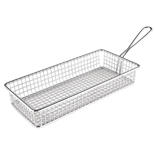 Olympia Rectangular Presentation Basket St/St 45(H)x260(W) x130(D)mm