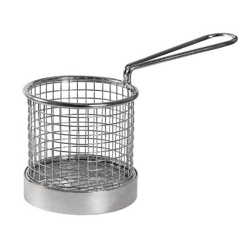 Olympia Round Presentation Basket with Handle - 95dia x 80Hmm (was GG874)