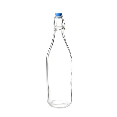 Olympia Glass Water Bottle with Stopper - 1L (Box 6)