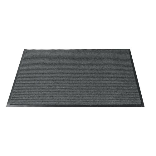 Bolero Entrance mat 0.6 x 0.9m Steel Colour