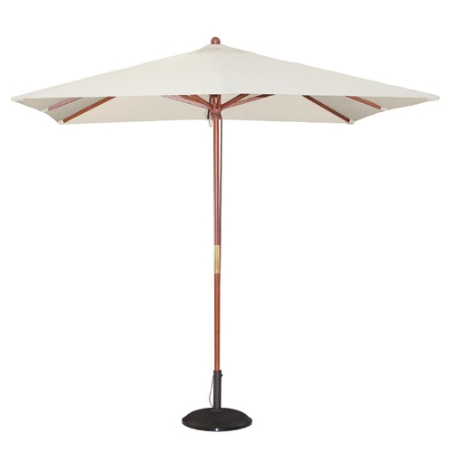 Bolero Cream Square 2500mm Pulley Parasol