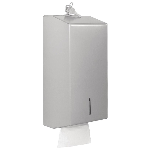 Jantex Stainless Bulk Pack Tissue Dispenser Satin Finish St/St 304