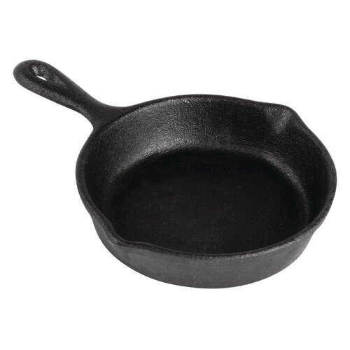 Olympia Cast Iron Round Pan - 100mm 4"