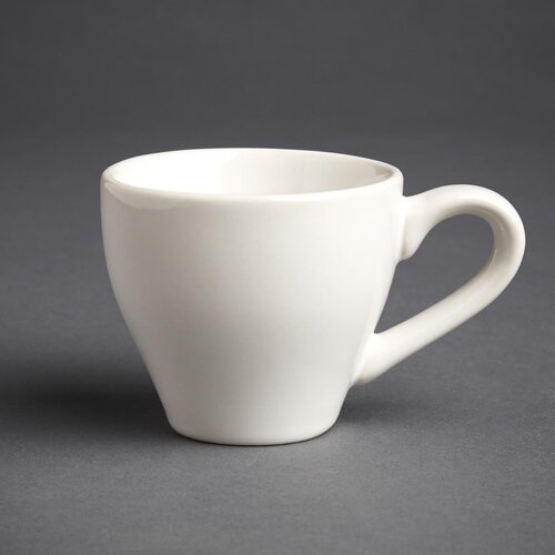 Olympia Cafe Espresso Cup White - 100ml 3 1/2oz (Box 12)