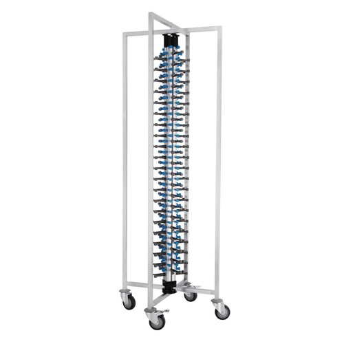 Vogue Mobile Plate Rack for 84 Plates