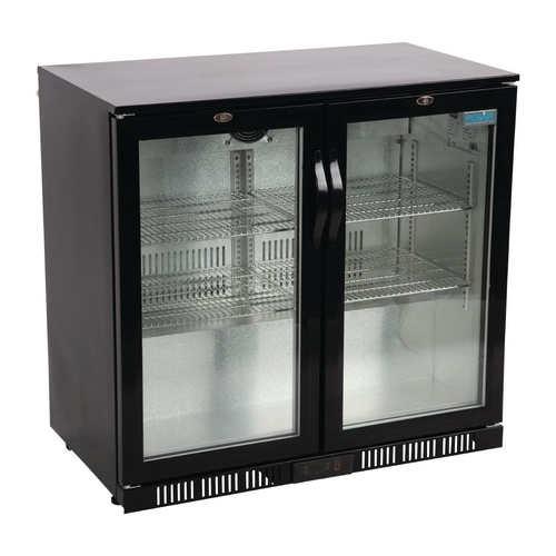 Polar G-Series Back Bar Cooler with Hinged Doors 198Ltr