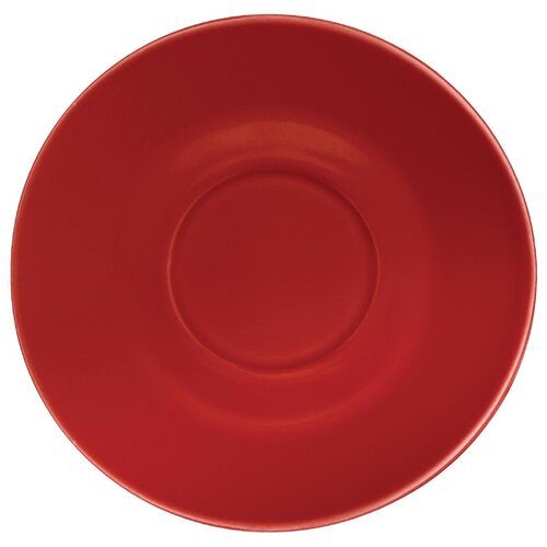 Olympia Cafe Saucer Red for 8oz &amp; 12oz (Box 12)