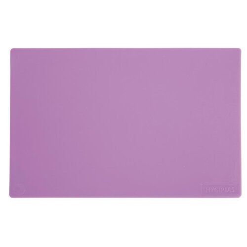 EDLP - Hygiplas LDPE Chopping Board Purple - 450x300x10mm 17 3/4x12x1/2"