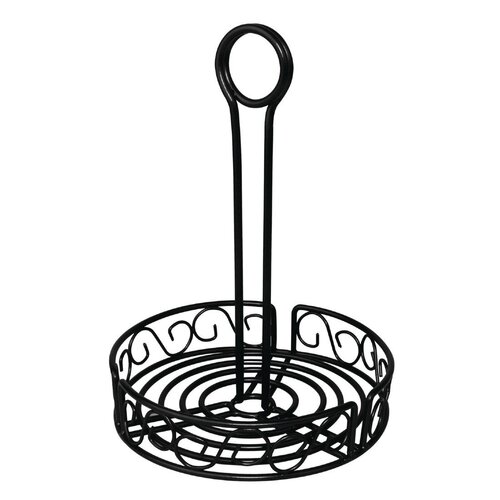 Olympia Black Wire Condiment Holder 195(dia)x235(h)mm