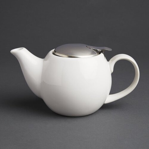 Olympia Cafe Teapot White - 510ml 18oz (Box 1)