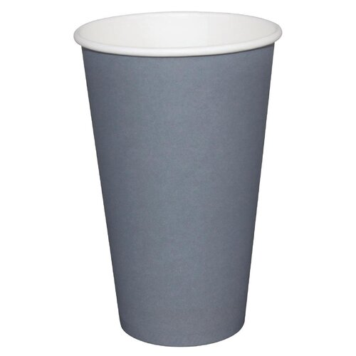 Fiesta Hot Cup Single Wall Charcoal - 12oz (Case 1000)