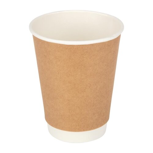 Fiesta Hot Cup Double Wall Kraft - 12oz (Case 500)