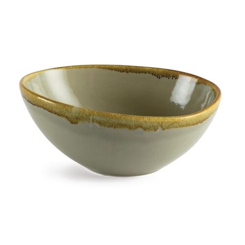 Olympia Kiln Moss Bowl - 215mm 8 1/2"  (Box 4)