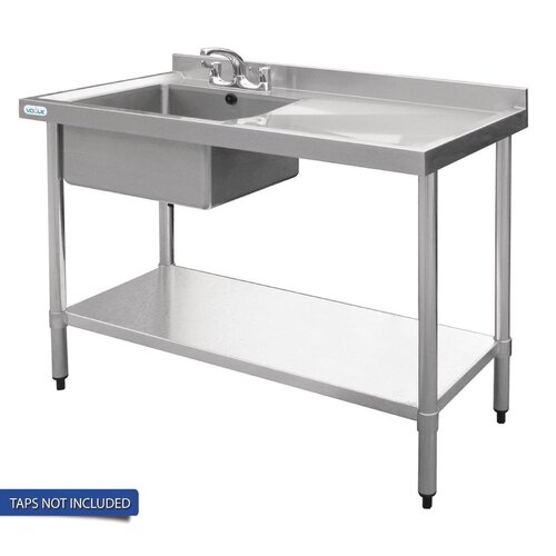 Vogue Single Bowl Sink R/H Drainer - 1000mm (90mm Drain)