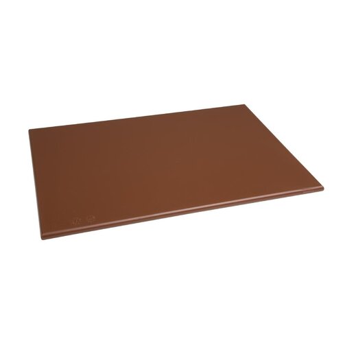 EDLP - Hygiplas High Density Chopping Board Brown - 450x300x12mm 17.75x12x0.5"