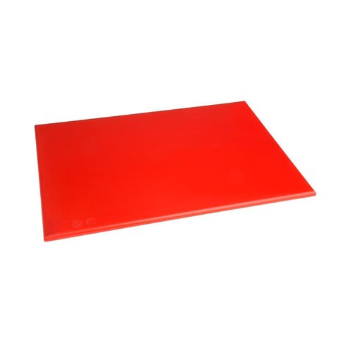 EDLP - Hygiplas High Density Chopping Board Red - 450x300x12mm 17.75x12x0.5"