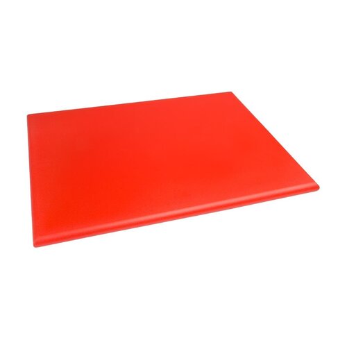 EDLP - Hygiplas High Density Chopping Board Red - 24x18x1"