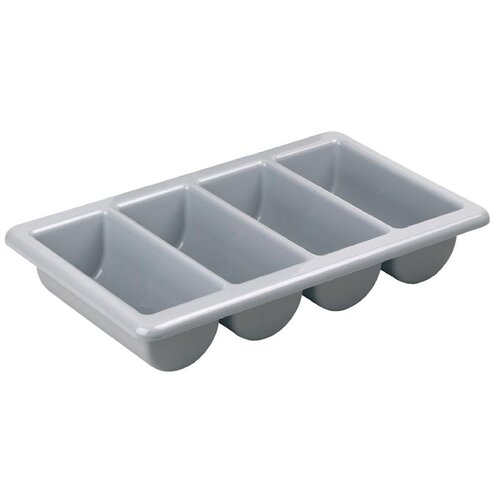 Olympia Kristallon Cutlery Tray 4 Compartment - GN 1/1