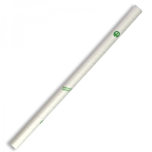 10mm jumbo paper straw - white Pack Size 2500