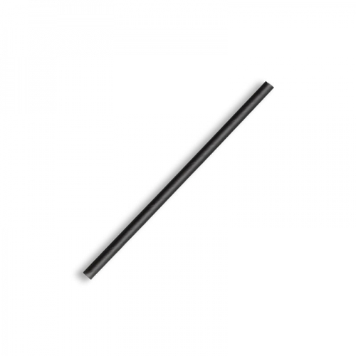 4.5x120mm cocktail paper straw - black Pack Size 2500