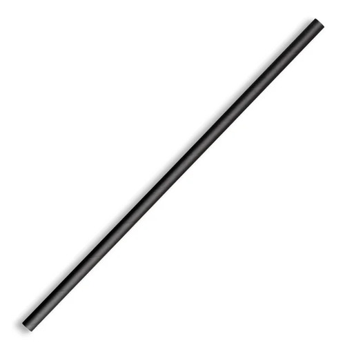 6mm regular paper straw - black Pack Size 2500