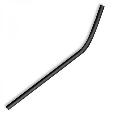 6mm bendy straw - black Pack Size 2500