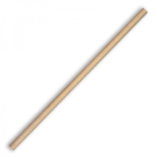 6mm regular paper straw - kraft Pack Size 2500