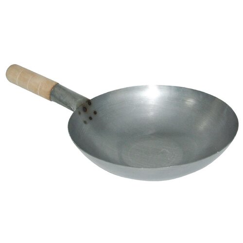 Vogue Wok Flat Base - 330mm 13"