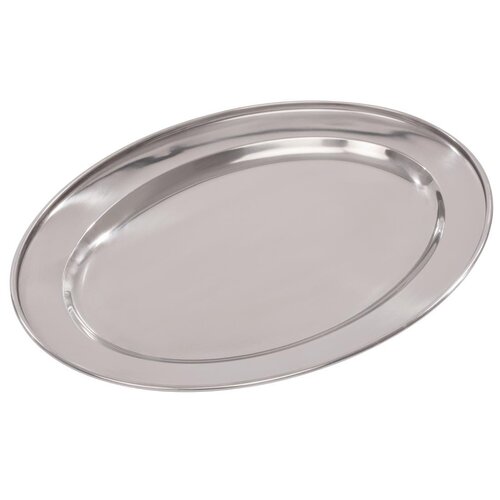 Olympia Oval Serving Tray St/St - 300mm 11 1/2"