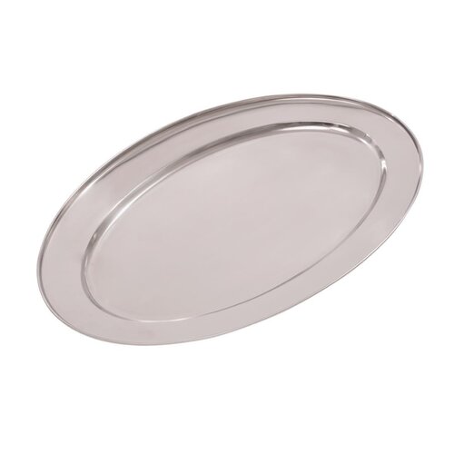 Olympia Oval Serving Tray St/St - 550mm 22"