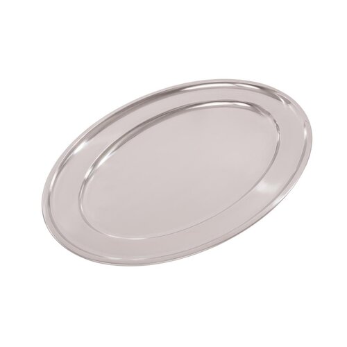 Oval Serving Flat St/St - 24"