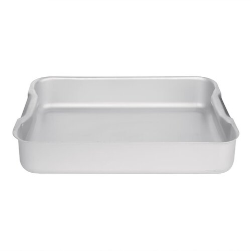 Vogue Roasting Dish w/Integrated Handles Alu-37x26 1/2x7cm 14 1/2x10 1/2x2 3/4"