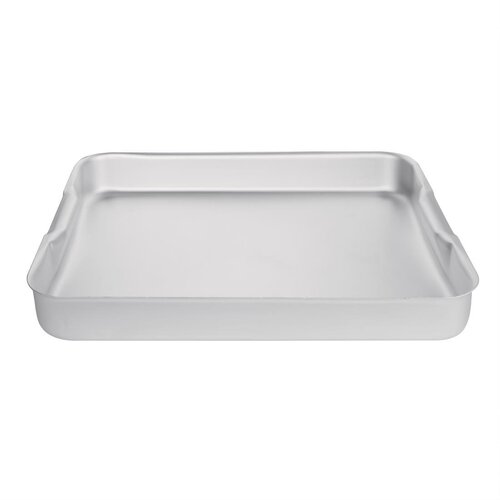 Vogue Roasting Dish w/Integrated Handles Alu 520x420x70mm 20 1/2x16 1/2x2 3/4"