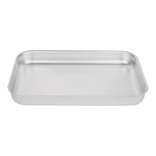 Vogue Bakewell Pan Alu - 320x215x40mm 12 1/2x8 1/2x1 1/2"