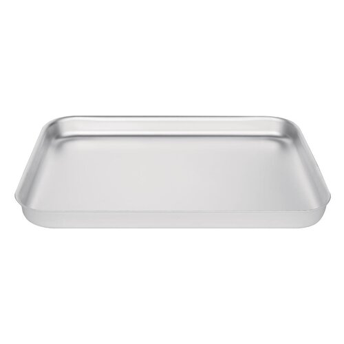 Vogue Bakewell Pan Alu - 420x305x40mm 16 1/2x12x1 1/2"