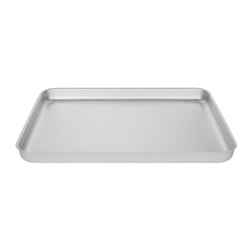 Vogue Bakewell Pan Alu - 470x355x40mm 18 1/2x14x1/2"