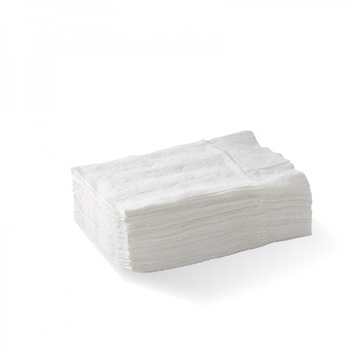 D-fold compact napkin white 1 ply (to suit dispensers) - FSC Mix - natural Pack Size 5000