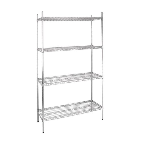 EDLP - Vogue Flat Pack 4 Shelf Unit - 91Wx46Dx183cmH