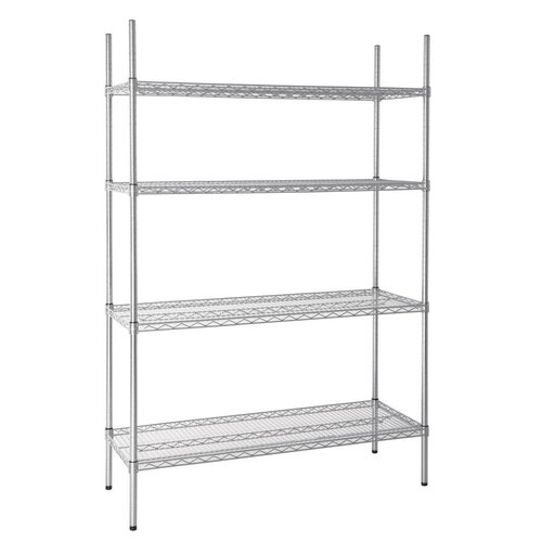 EDLP - Vogue Flat Pack 4 Shelf Unit - 1220Wx460Dx1830mmH