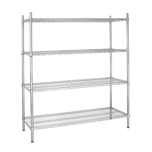 EDLP - Vogue Flat Pack 4 Shelf Unit - 183Wx46Dx183cmH