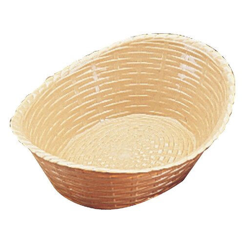 Olympia Kristallon Oval Polypropylene Basket - 215x160mm 8 1/2x6 1/4"