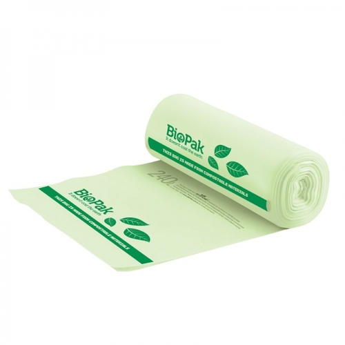 240L bin liner - 1390x1130mm - 0.023mm - 12x12 - green Pack Size 144