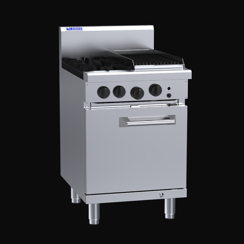 Professional Series 600 Ovens 2 burners, 300 char &amp; oven