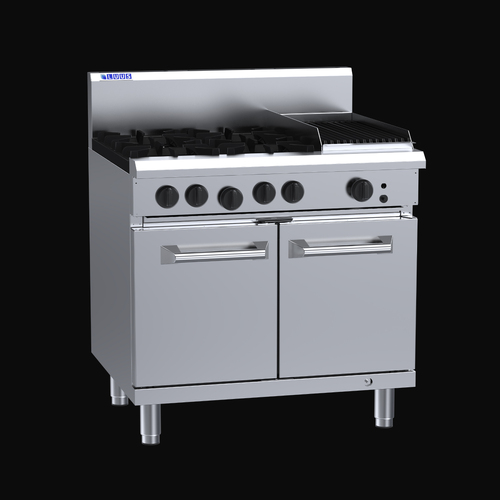 Professional Series 900 Ovens 4 burners, 300 char &amp; oven